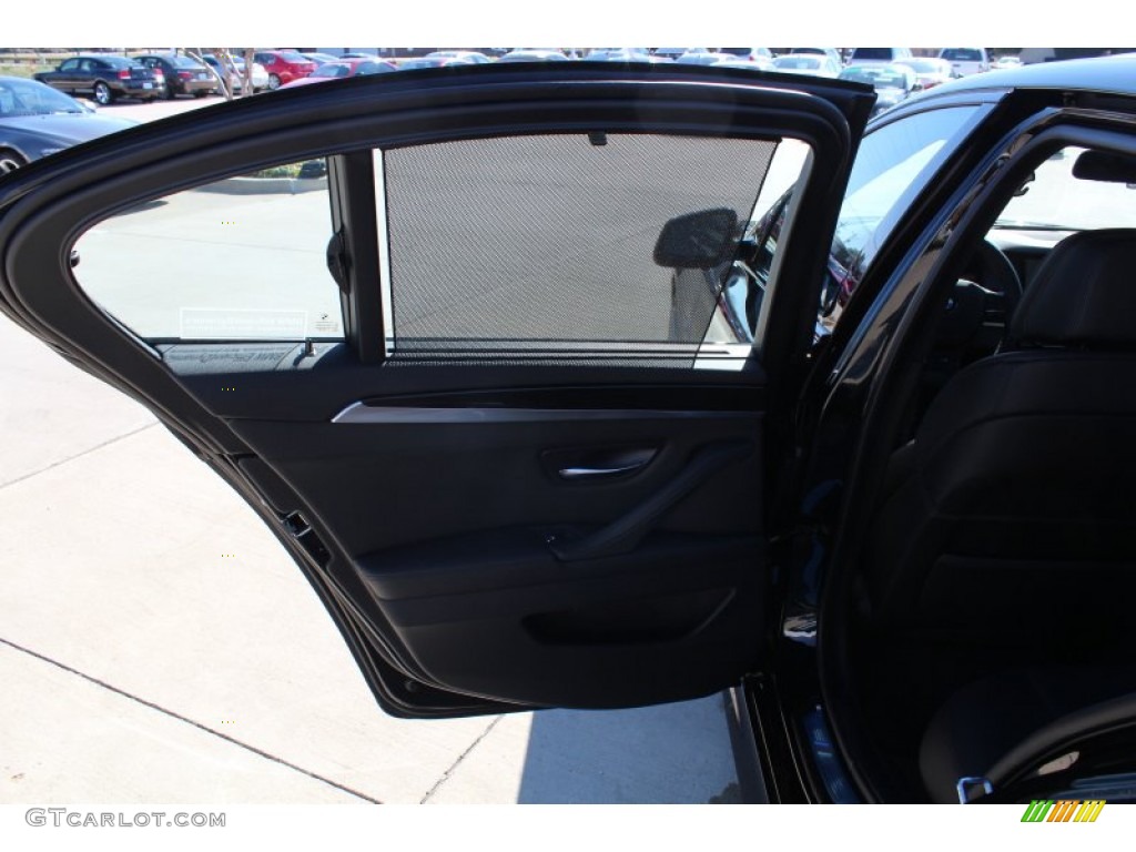 2013 5 Series 550i Sedan - Jet Black / Black photo #18