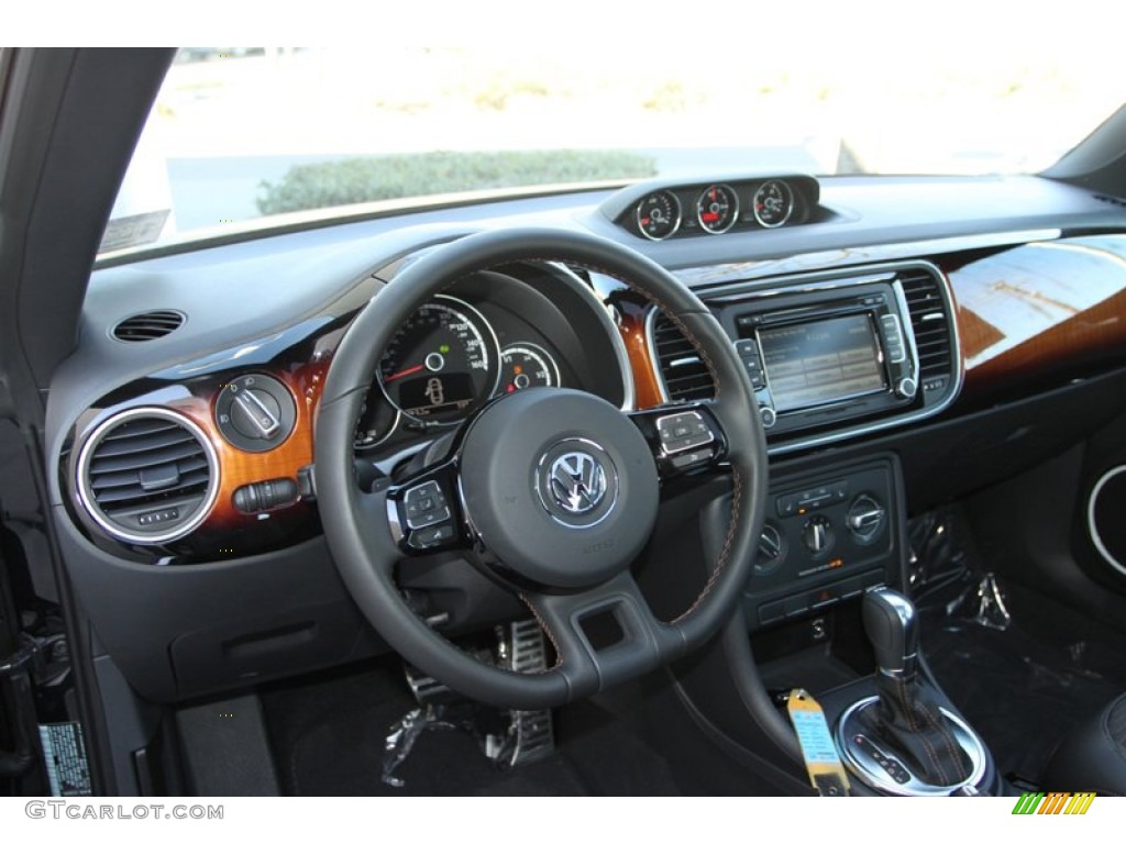 2013 Volkswagen Beetle Turbo Fender Edition Cheyenne Black Fender Edition Dashboard Photo #76094669