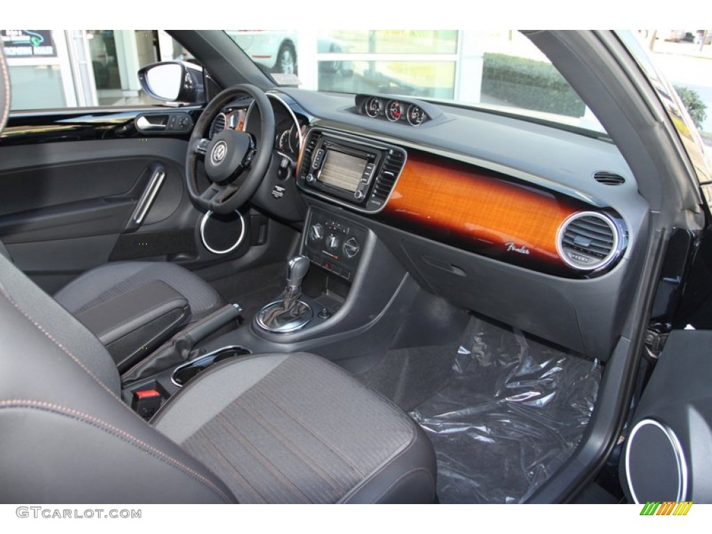 2013 Volkswagen Beetle Turbo Fender Edition Cheyenne Black Fender Edition Dashboard Photo #76094819
