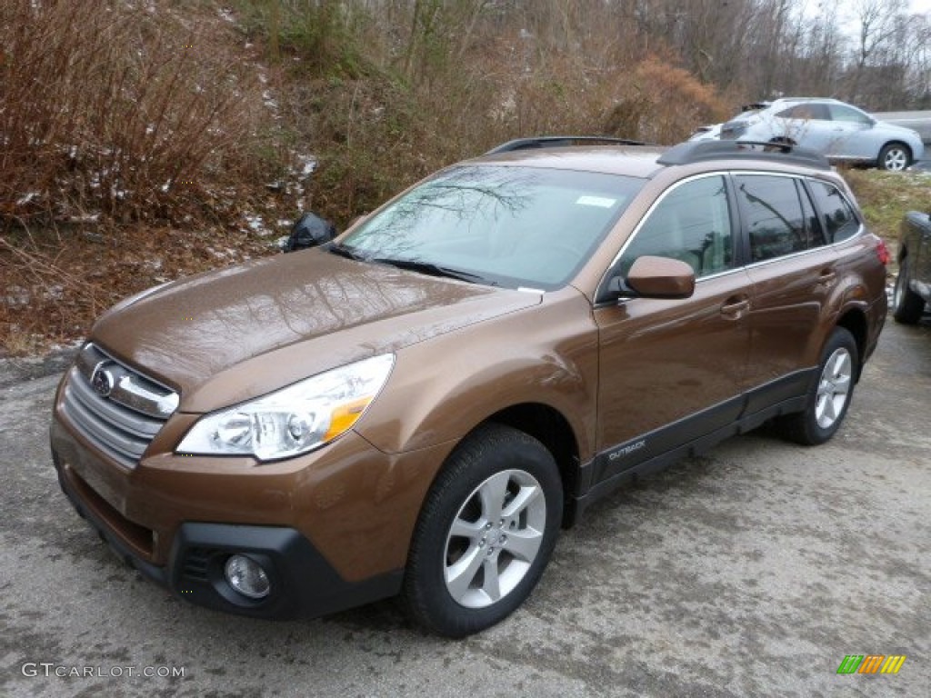 Caramel Bronze Pearl 2013 Subaru Outback 2.5i Premium Exterior Photo #76096070