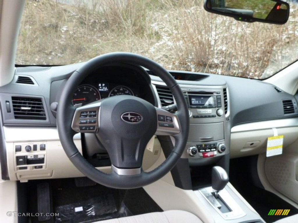 2013 Subaru Outback 2.5i Premium Ivory Dashboard Photo #76096145