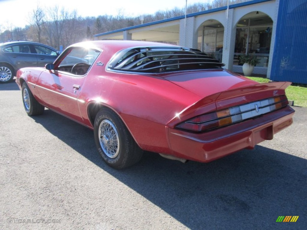 1981 Camaro Berlinetta - Red / Red photo #4