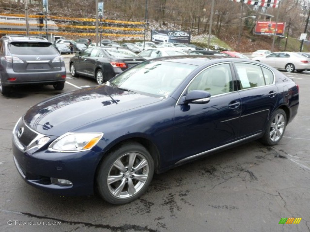 2010 GS 350 AWD - Deep Sea Blue Mica / Parchment photo #2
