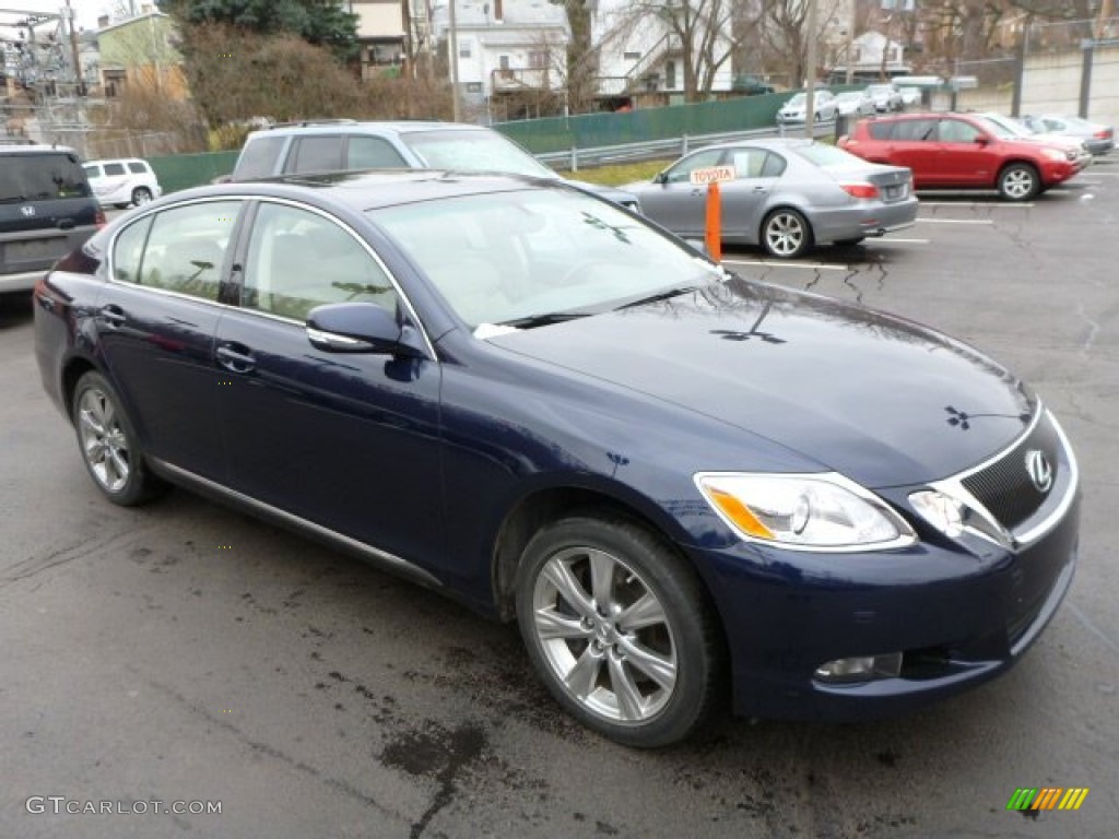 2010 GS 350 AWD - Deep Sea Blue Mica / Parchment photo #3