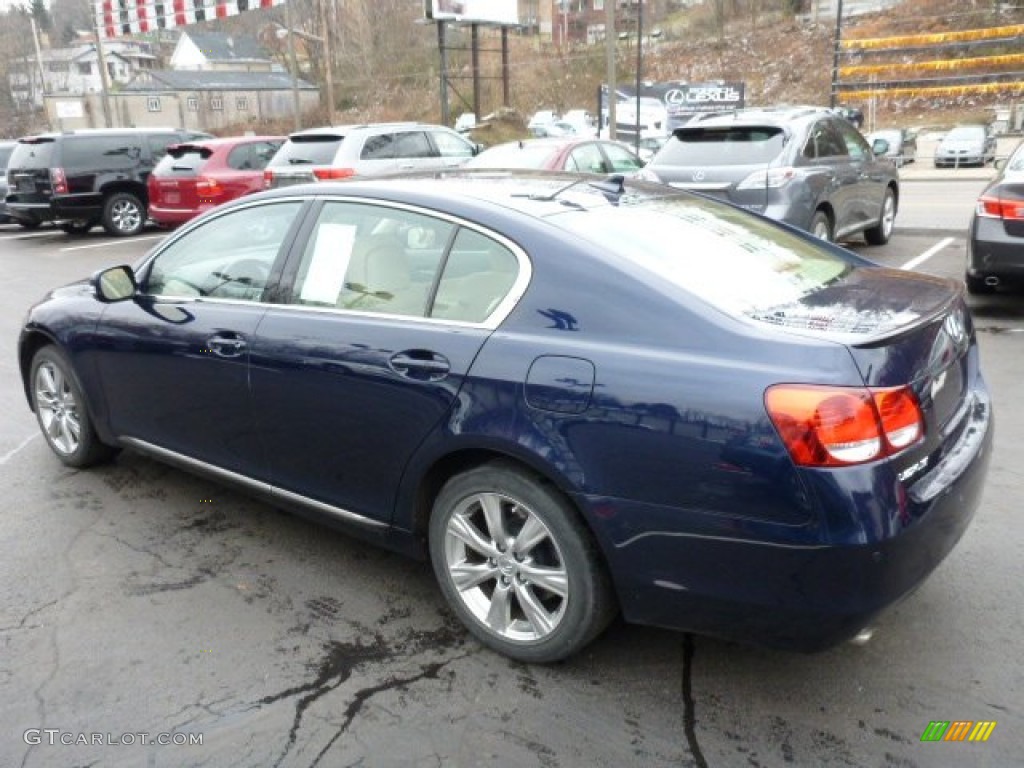 2010 GS 350 AWD - Deep Sea Blue Mica / Parchment photo #9