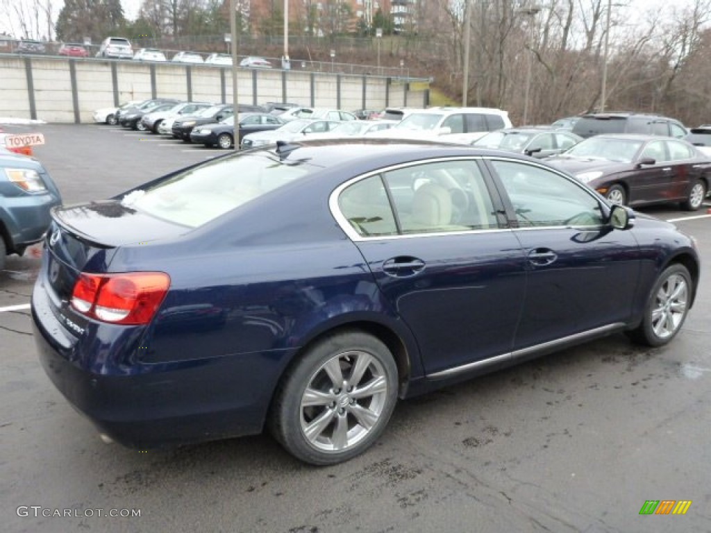 2010 GS 350 AWD - Deep Sea Blue Mica / Parchment photo #11