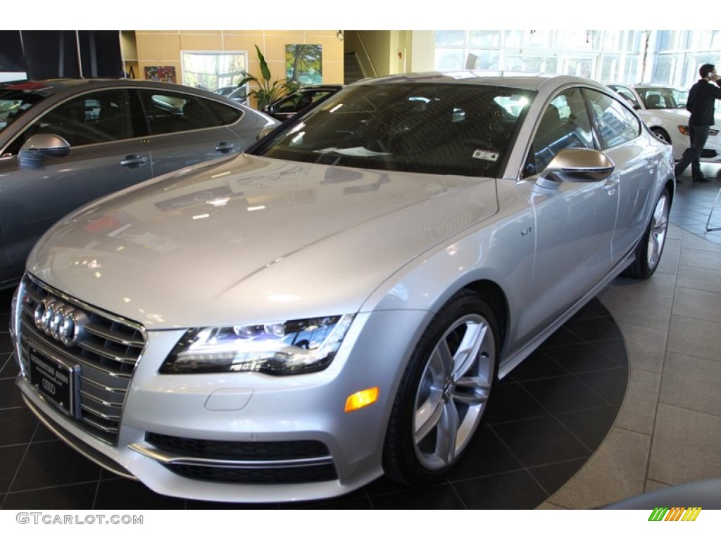 Ice Silver Metallic 2013 Audi S7 4.0 TFSI quattro Exterior Photo #76097749