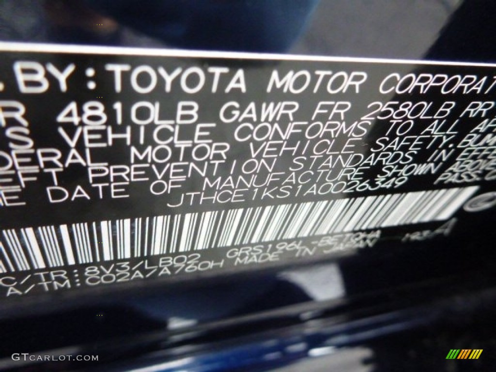 2010 GS 350 AWD - Deep Sea Blue Mica / Parchment photo #20