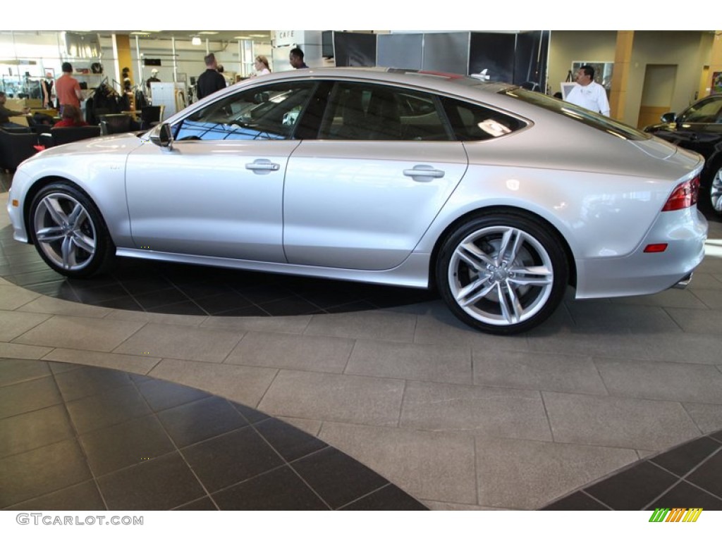Ice Silver Metallic 2013 Audi S7 4.0 TFSI quattro Exterior Photo #76097804