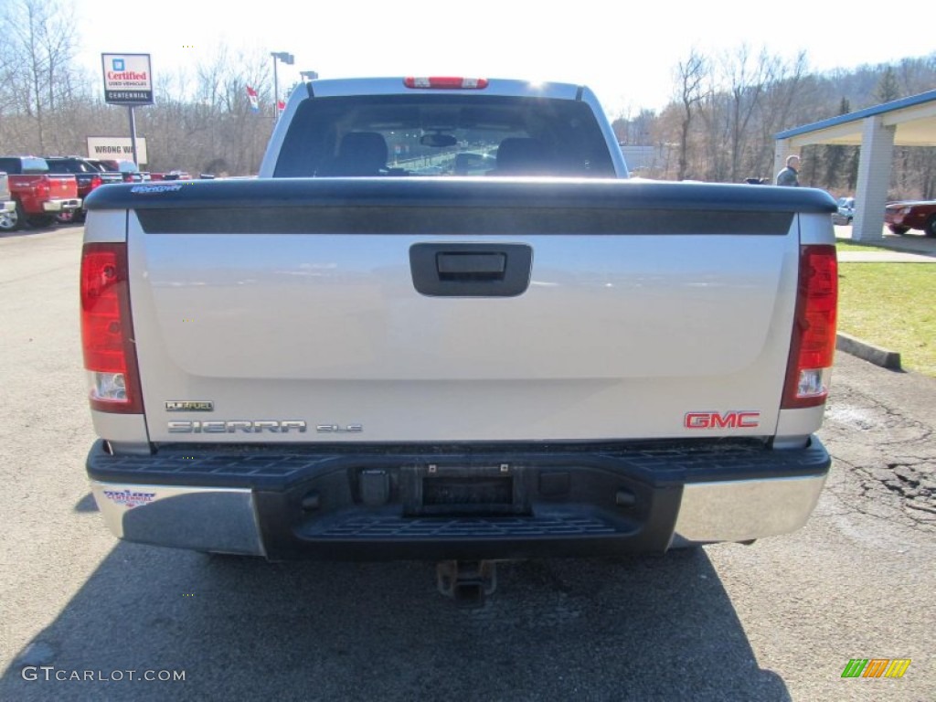 2008 Sierra 1500 SLT Crew Cab 4x4 - Silver Birch Metallic / Ebony photo #4