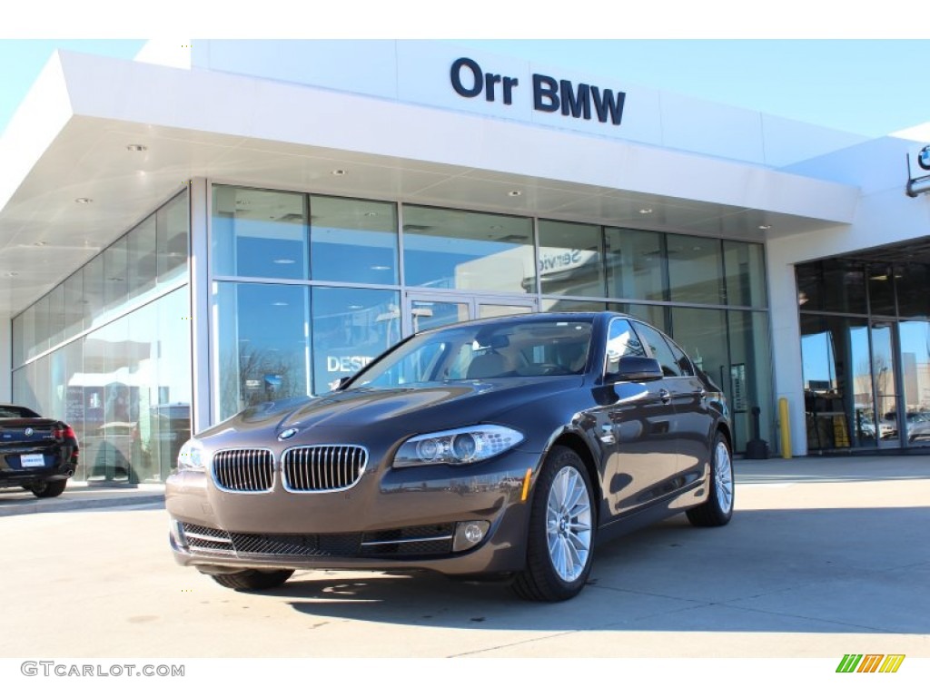 2013 5 Series 535i Sedan - Mojave Metallic / Oyster/Black photo #1