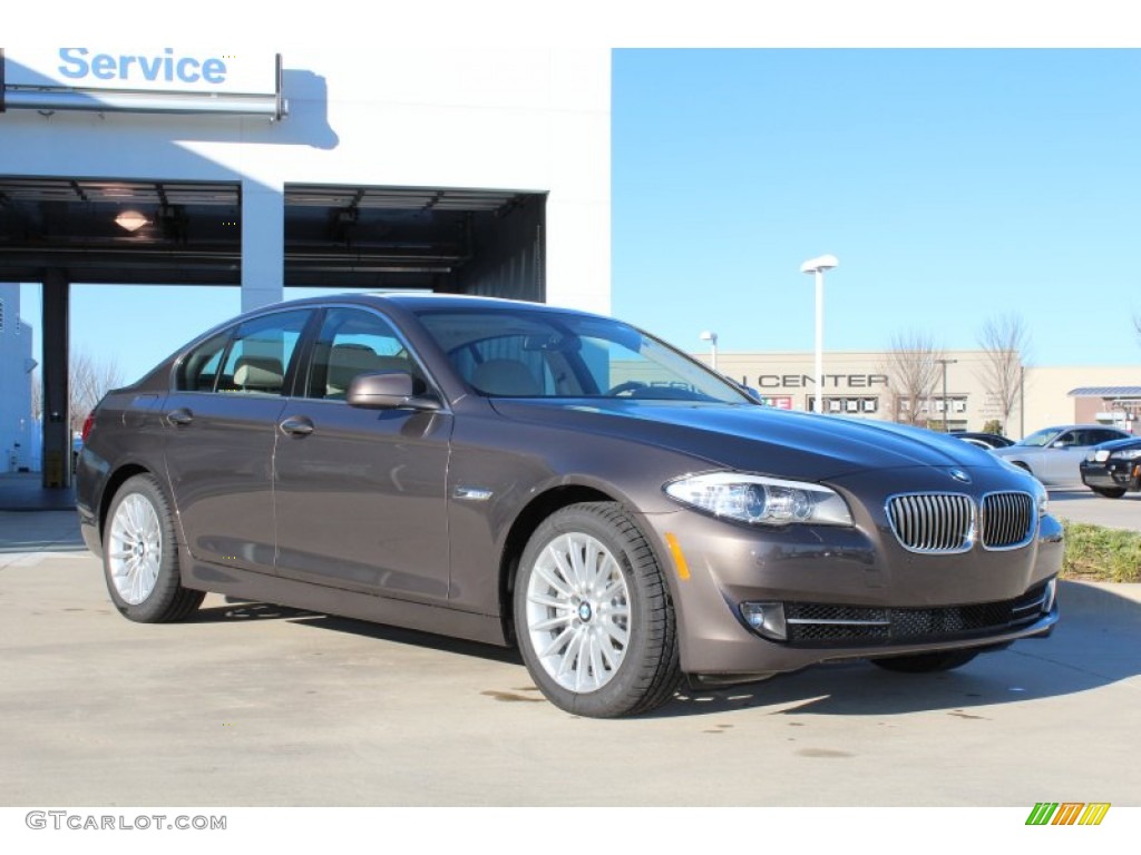 2013 5 Series 535i Sedan - Mojave Metallic / Oyster/Black photo #2