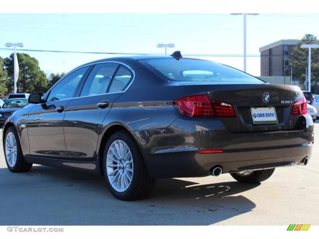 2013 5 Series 535i Sedan - Mojave Metallic / Oyster/Black photo #3