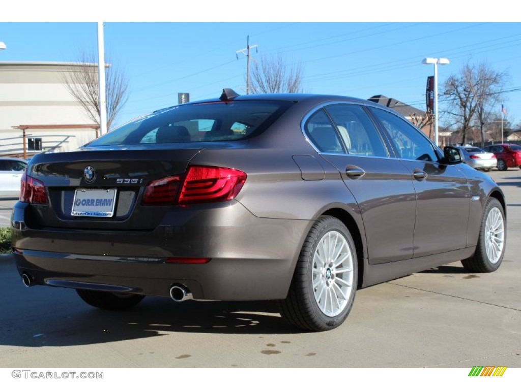 2013 5 Series 535i Sedan - Mojave Metallic / Oyster/Black photo #4