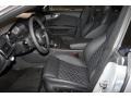 Black Valcona leather with diamond stitching Front Seat Photo for 2013 Audi S7 #76097922