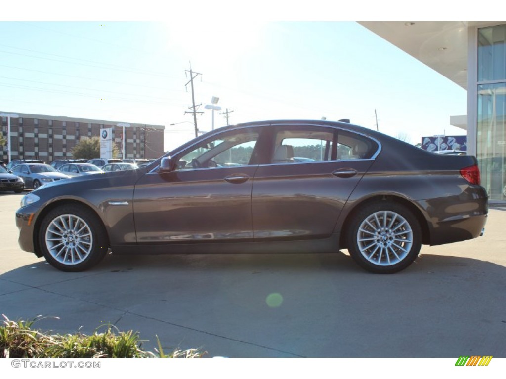 2013 5 Series 535i Sedan - Mojave Metallic / Oyster/Black photo #5