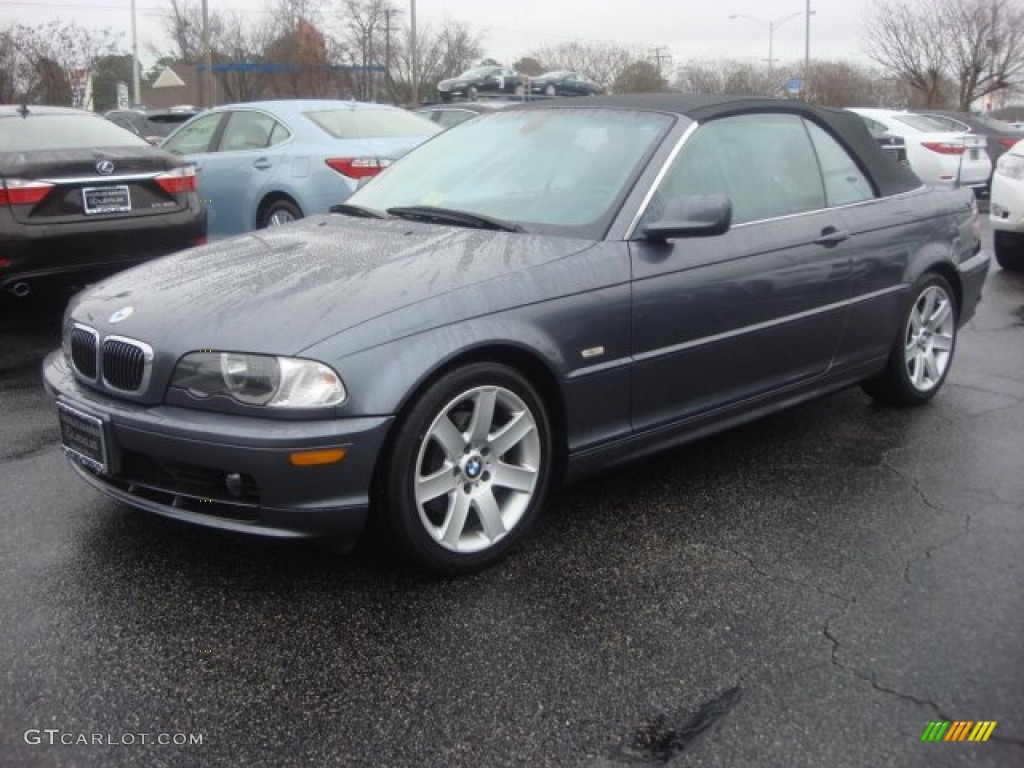 2003 3 Series 325i Convertible - Steel Grey Metallic / Grey photo #6