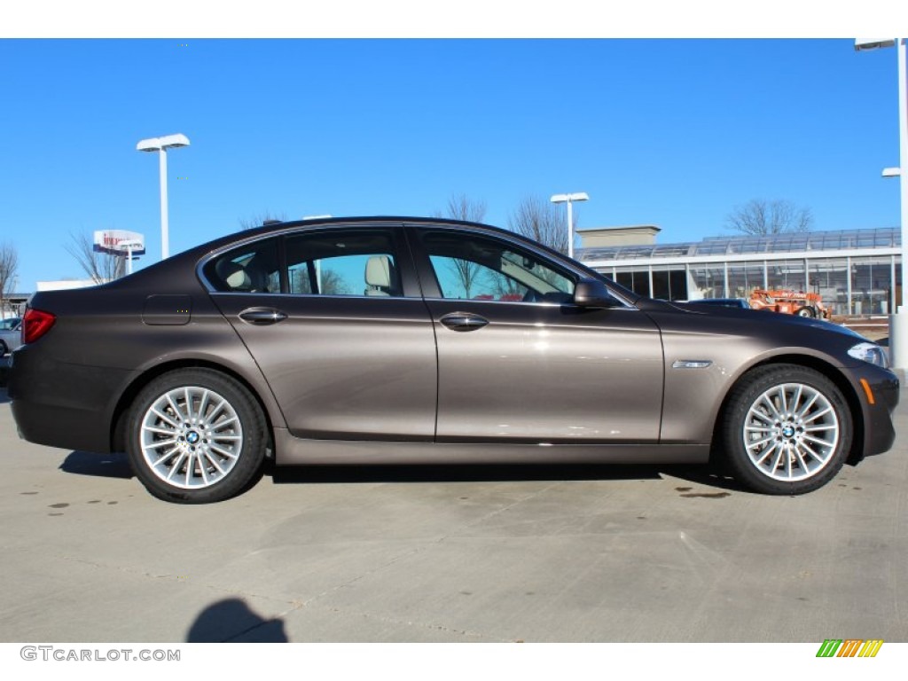 2013 5 Series 535i Sedan - Mojave Metallic / Oyster/Black photo #6
