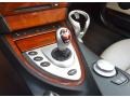 2007 BMW M6 Sepang Beige Interior Transmission Photo