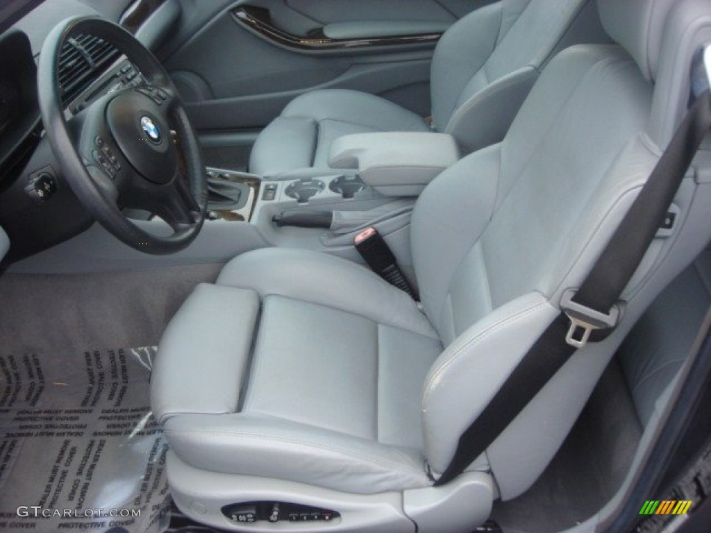 Grey Interior 2003 BMW 3 Series 325i Convertible Photo #76097993