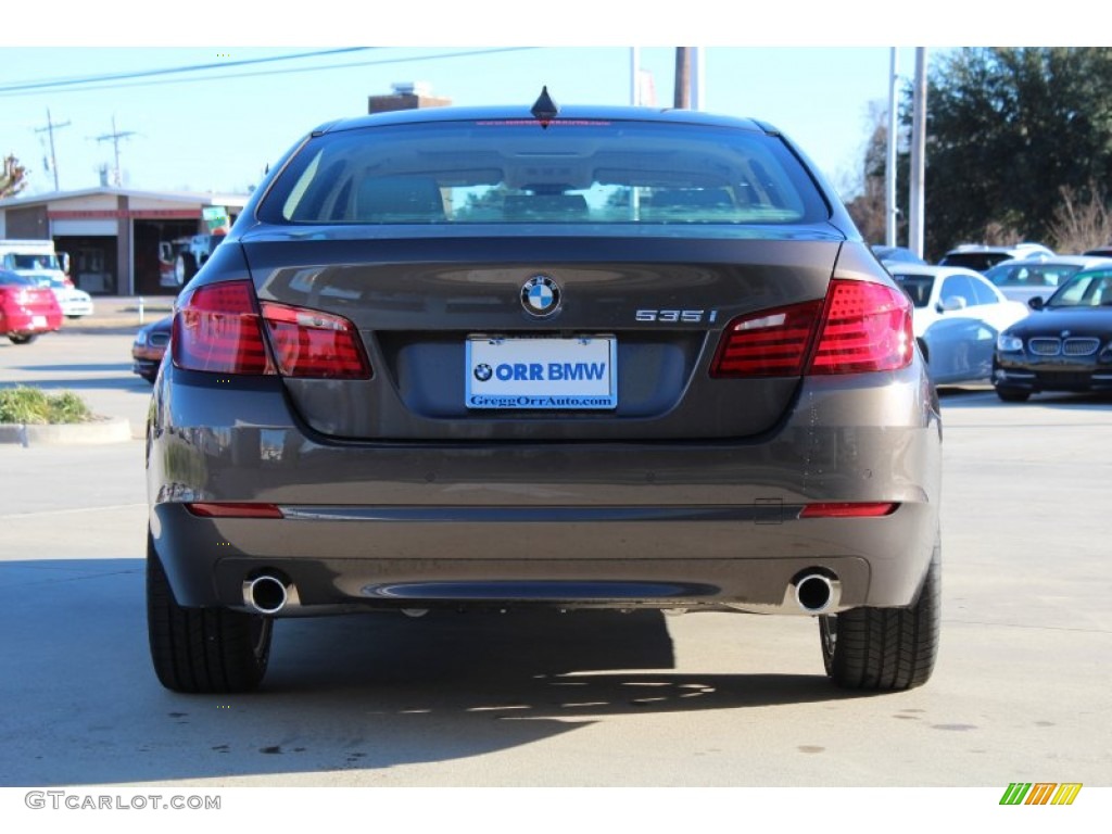 2013 5 Series 535i Sedan - Mojave Metallic / Oyster/Black photo #8