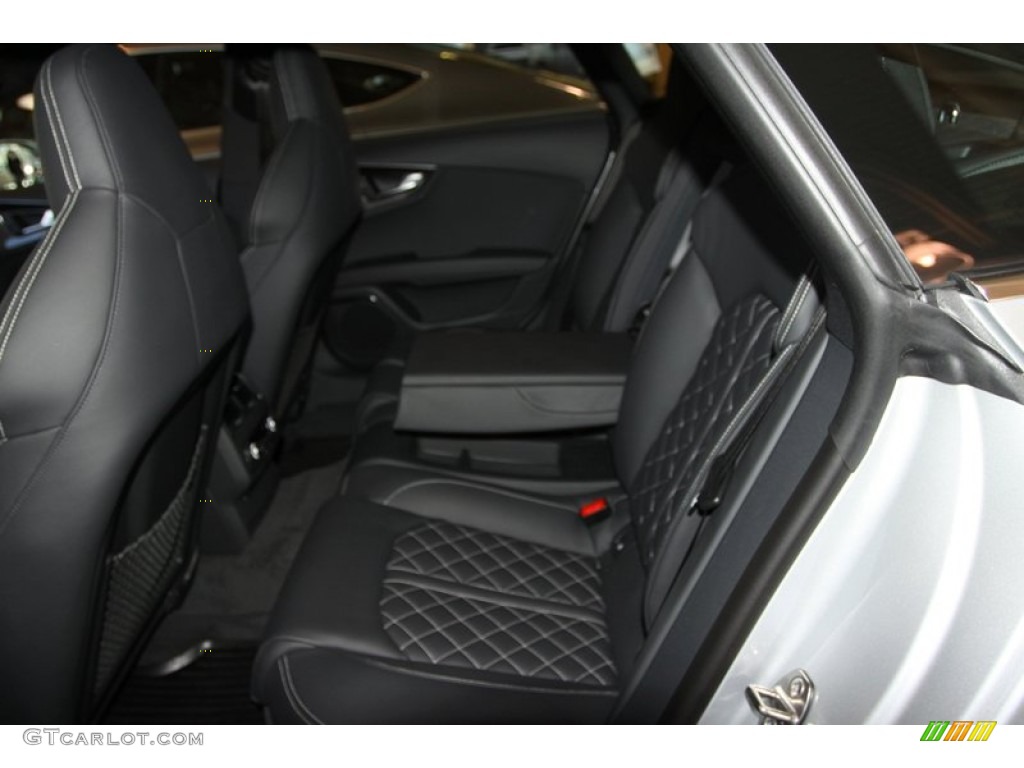 Black Valcona leather with diamond stitching Interior 2013 Audi S7 4.0 TFSI quattro Photo #76098038