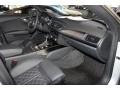 Black Valcona leather with diamond stitching 2013 Audi S7 4.0 TFSI quattro Dashboard
