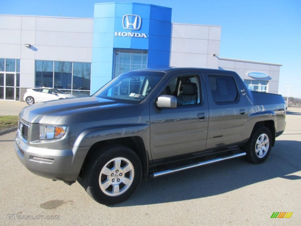 2008 Ridgeline RTS - Nimbus Gray Metallic / Gray photo #1