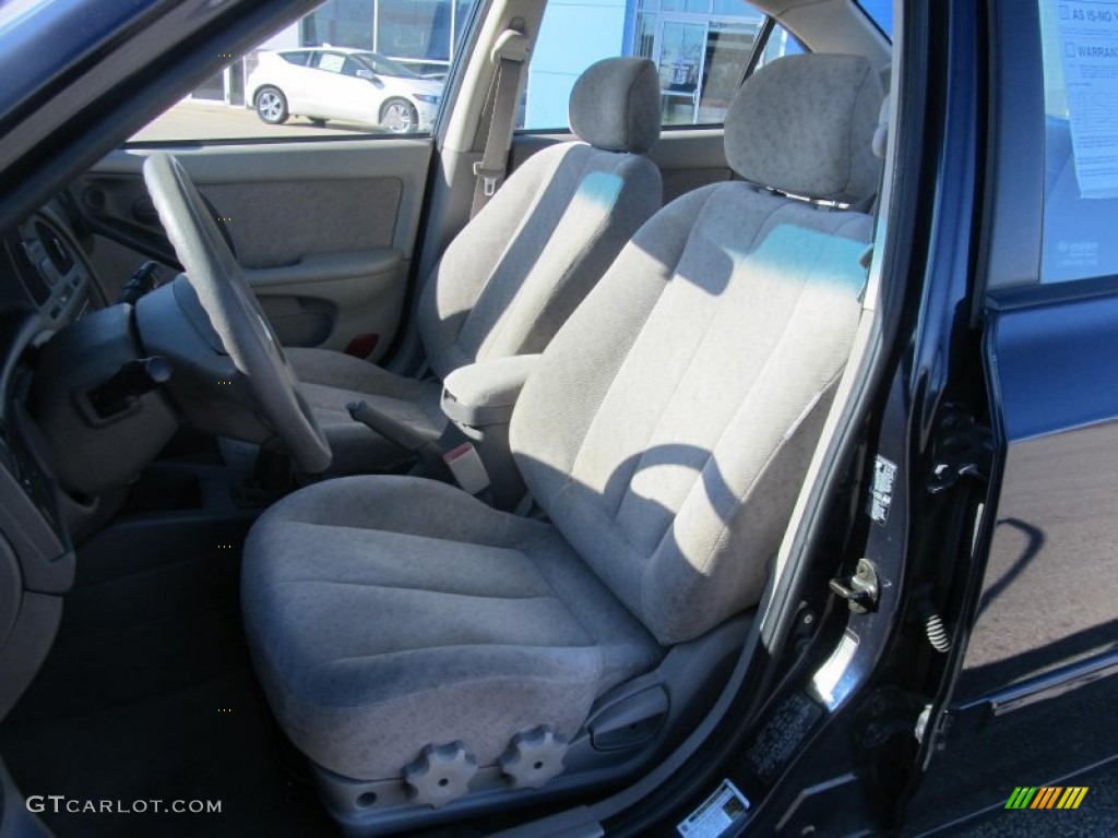2006 Elantra GLS Sedan - Moonlit Dark Blue / Gray photo #7