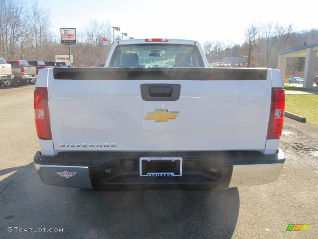 2013 Silverado 1500 Work Truck Regular Cab 4x4 - Summit White / Light Titanium/Dark Titanium photo #5