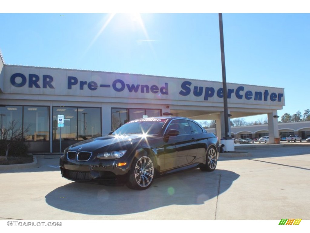 2011 M3 Convertible - Jet Black / Palladium Silver/Black photo #1