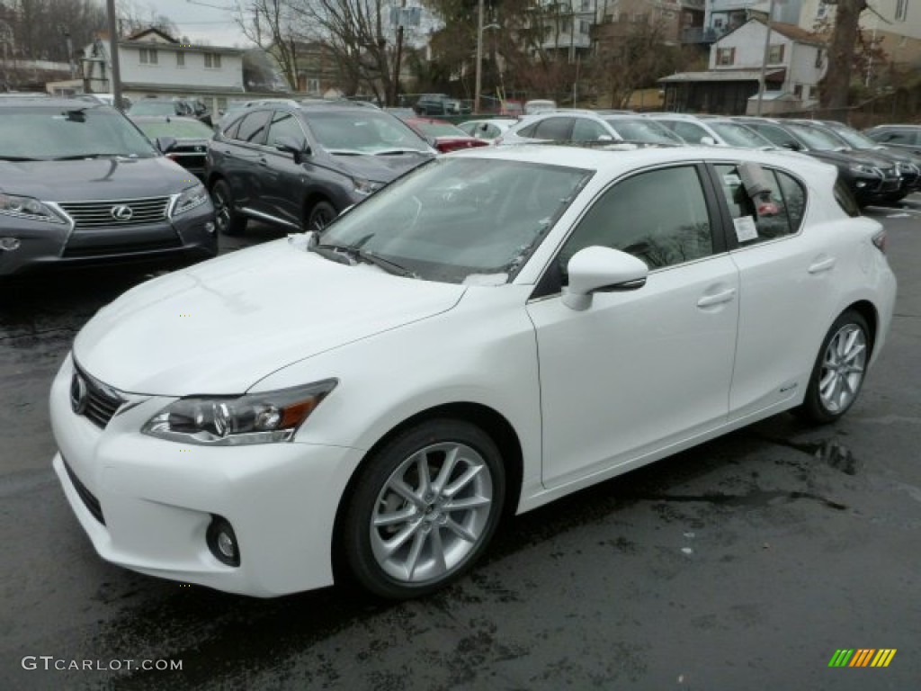 Starfire White Pearl 2013 Lexus CT 200h Hybrid Premium Exterior Photo #76099926