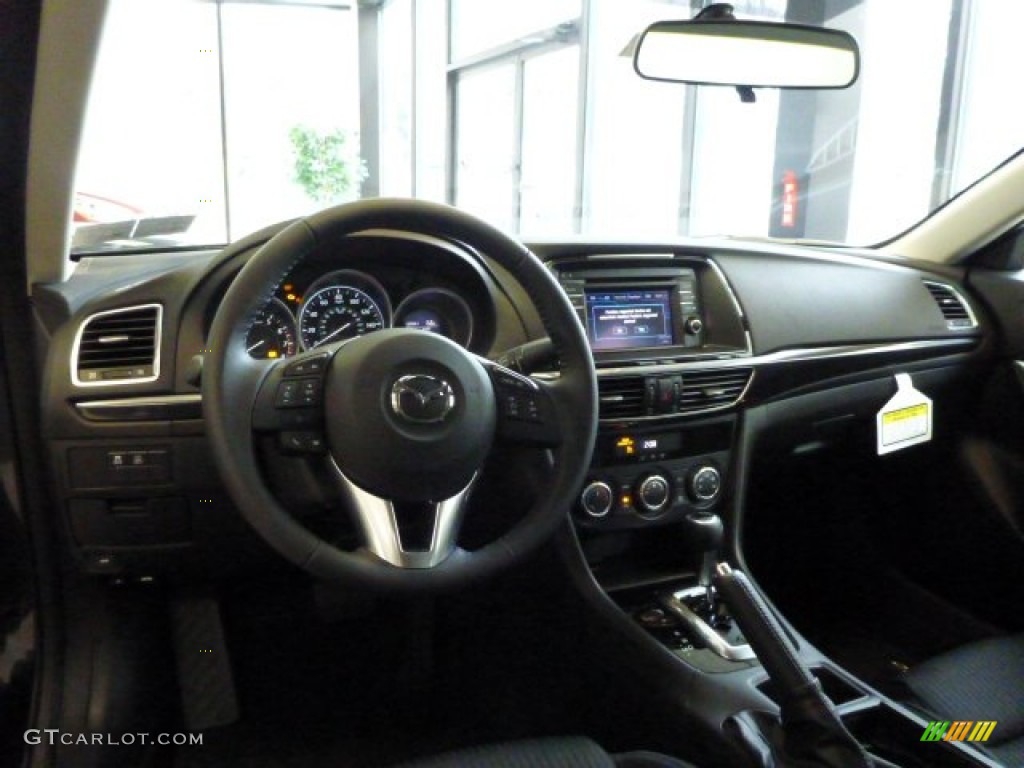 2014 Mazda MAZDA6 Sport Black Dashboard Photo #76100924