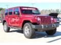 Deep Cherry Red Crystal Pearl - Wrangler Unlimited Rubicon 4x4 Photo No. 2