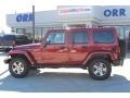 Deep Cherry Red Crystal Pearl - Wrangler Unlimited Rubicon 4x4 Photo No. 3