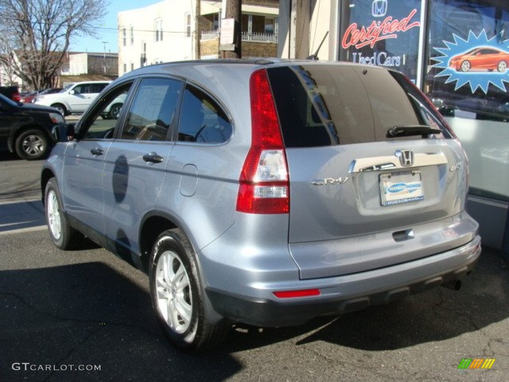 2010 CR-V EX AWD - Glacier Blue Metallic / Gray photo #4