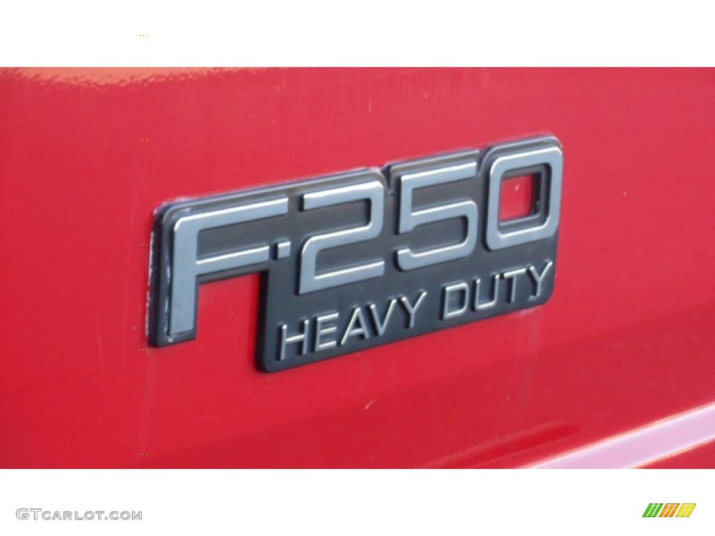 1997 F250 XLT Extended Cab 4x4 - Bright Red / Medium Graphite photo #39