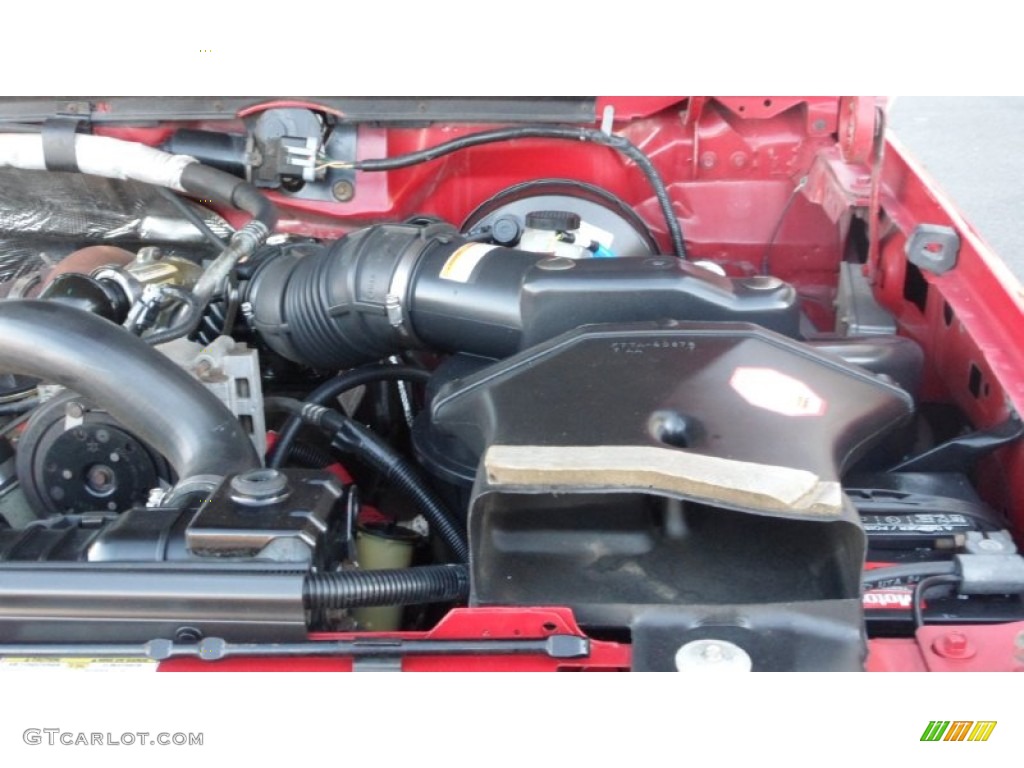1997 F250 XLT Extended Cab 4x4 - Bright Red / Medium Graphite photo #45