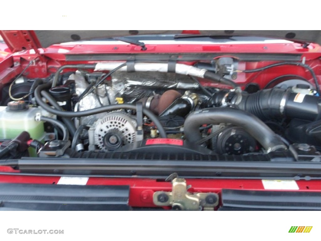 1997 F250 XLT Extended Cab 4x4 - Bright Red / Medium Graphite photo #46