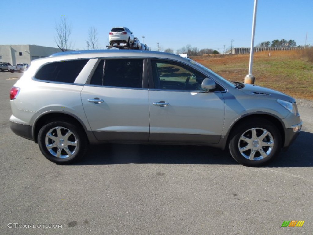 2008 Enclave CXL - Gold Mist Metallic / Titanium/Dark Titanium photo #6