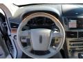 2011 Lincoln MKT Light Stone Interior Steering Wheel Photo