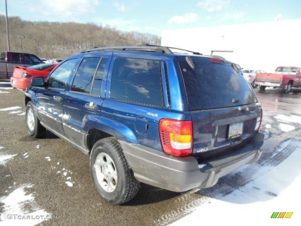 2001 Grand Cherokee Laredo 4x4 - Patriot Blue Pearl / Agate photo #4
