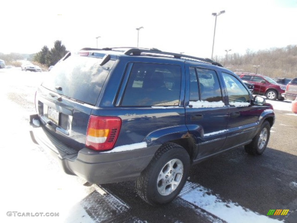 2001 Grand Cherokee Laredo 4x4 - Patriot Blue Pearl / Agate photo #6