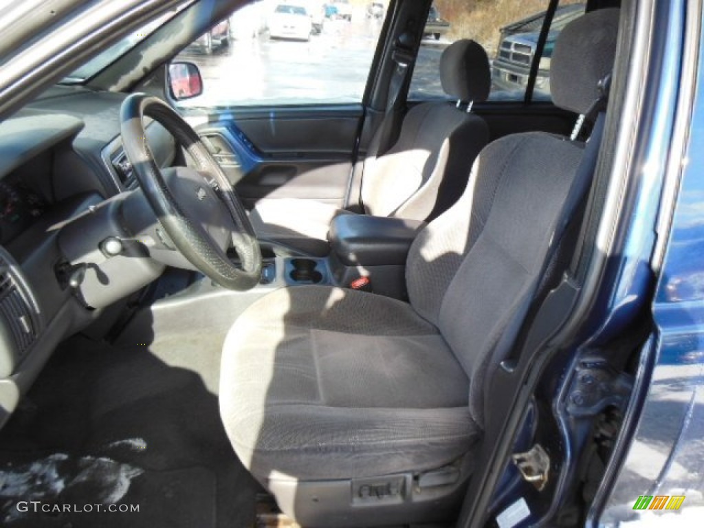 2001 Grand Cherokee Laredo 4x4 - Patriot Blue Pearl / Agate photo #9