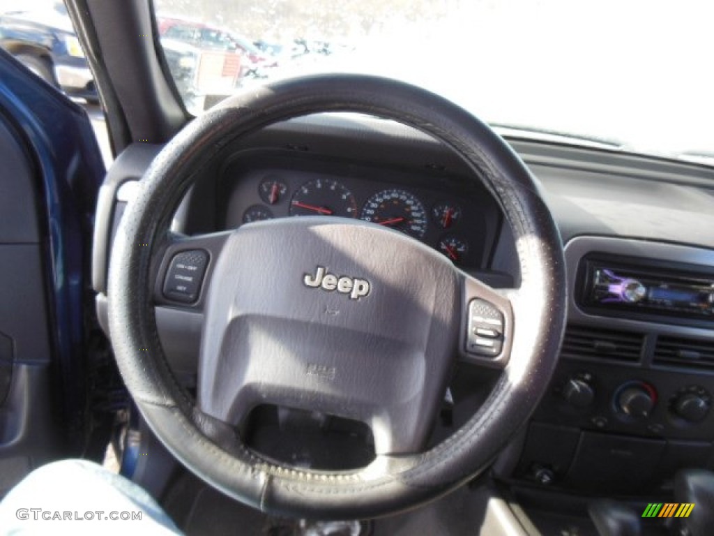 2001 Grand Cherokee Laredo 4x4 - Patriot Blue Pearl / Agate photo #13