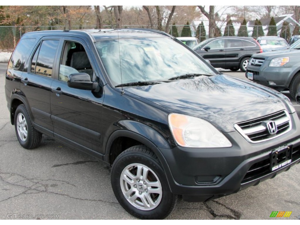 Nighthawk Black Pearl 2004 Honda CR-V EX 4WD Exterior Photo #76103218