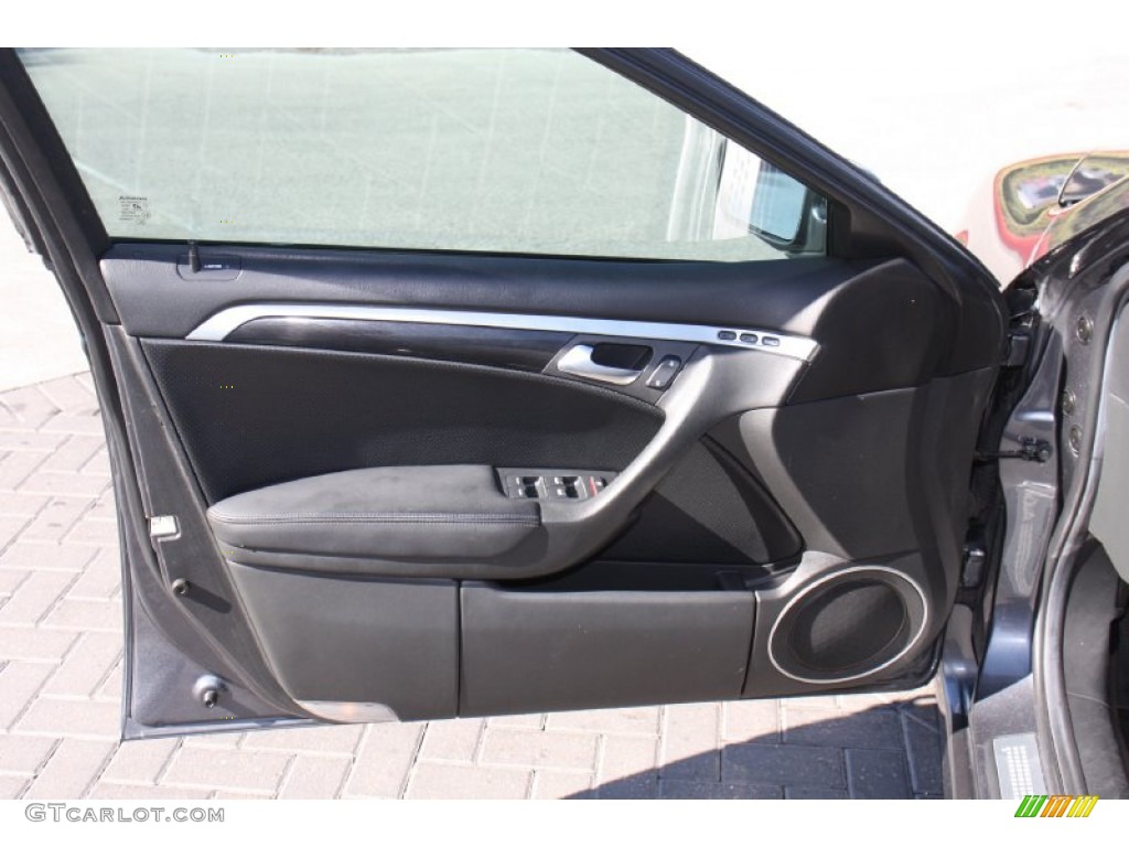 2006 Acura TL 3.2 Ebony Door Panel Photo #76103387