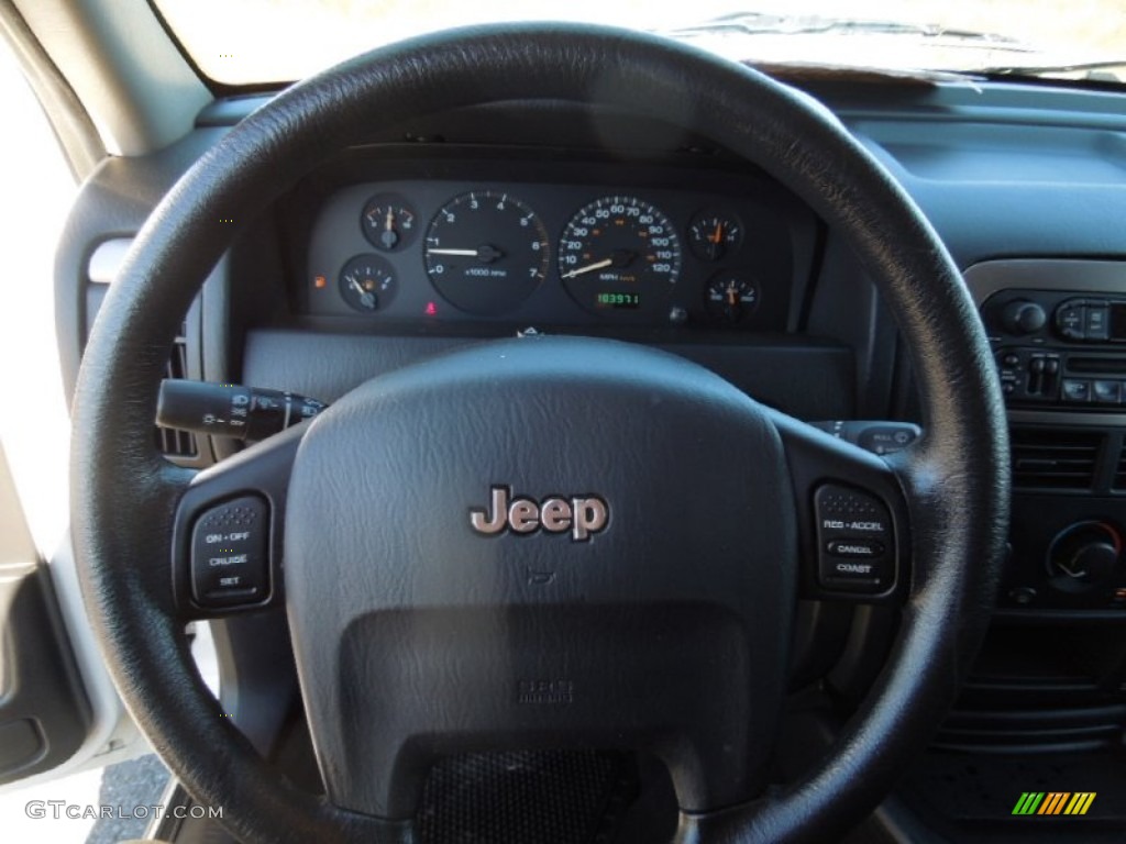 2004 Grand Cherokee Laredo - Stone White / Dark Slate Gray photo #16
