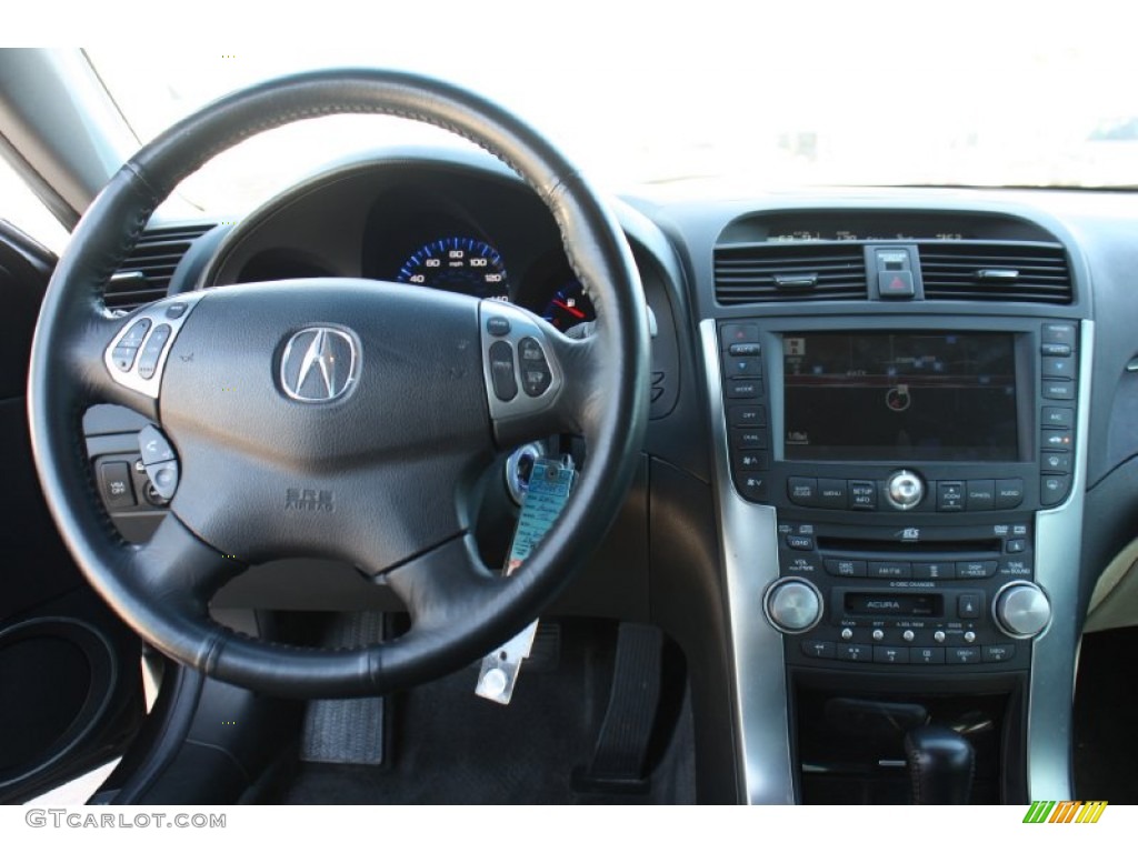 2006 Acura TL 3.2 Ebony Dashboard Photo #76103621