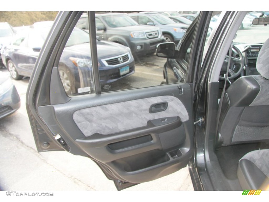 2004 Honda CR-V EX 4WD Black Door Panel Photo #76103666